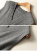 2025 Women's Pure Wool Knit Vest - Autumn/Winter Sleeveless Sweater, Perfect for Layering