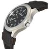 Timex Mens T40091 Expedition Metal Field Black Brown Nylon Leather Strap Watch