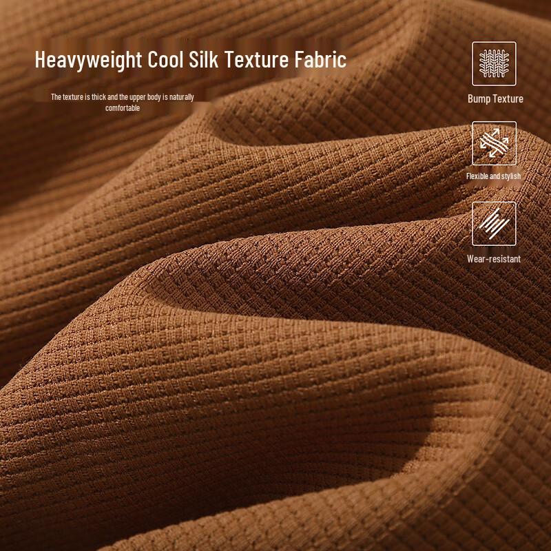 Mark Fairwhale Herren Schweres Strukturiertes Rundhals-Pullover-Sweatshirt