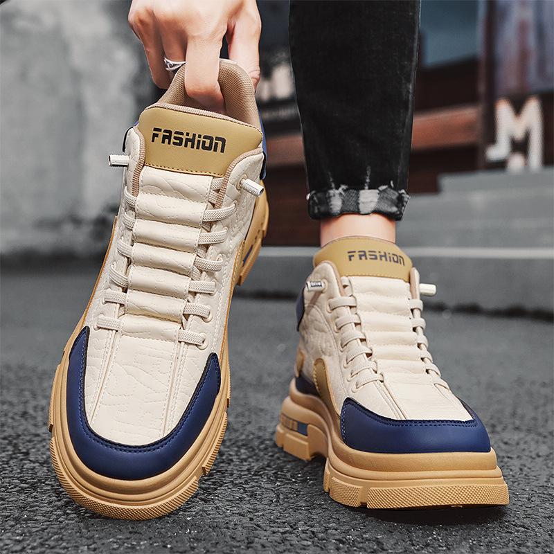 Men's shoes Martin boots spring and summer new men's tooling shoes outdoor platform labor shoes sports and leisure mountaineering shoes