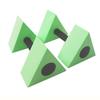 EVA Triangle Floating Dumbbells Water Aerobics Aquatic Dumbbell Barbell for Swimming Pool Water Exercise Workout