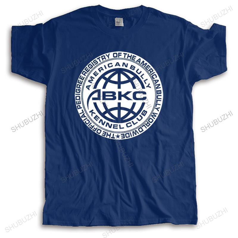 Mens Brand Tshirt Short Sleeve Male Tops ABKC American Bully Kennel Club Unisex T-shirt Teenagers for Him Plus Size Teeshirt