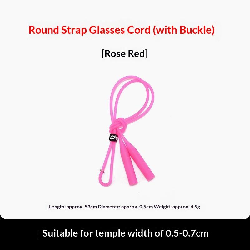 Silicone Children Glasses Chains Eyeglasses Adjustable Anti-Slip Anti-Fall Sunglasses Sport Band Cord Holder For Kids And Adult