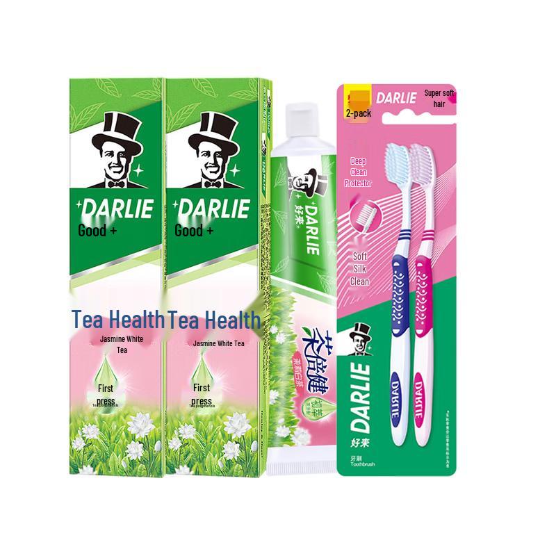 

Darlie Tea Care Jasmine White Tea Toothpaste Set