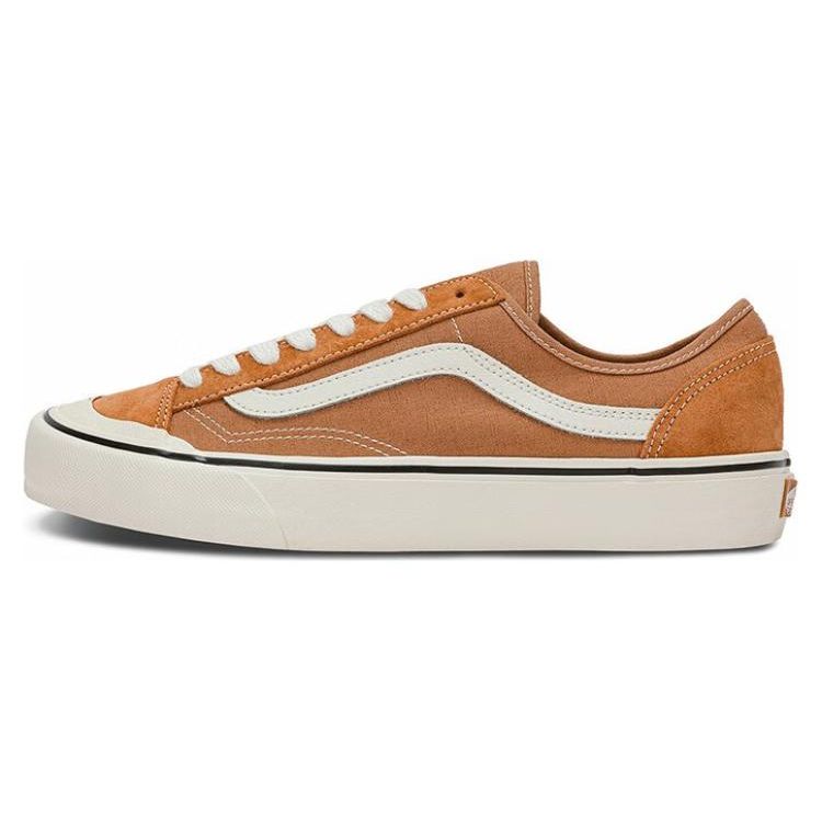 Vans Style 136 VR3 Fashion Versatile Low-Top Skate Shoes Unisex Sneakers Orange VN0A4BX9BKQ