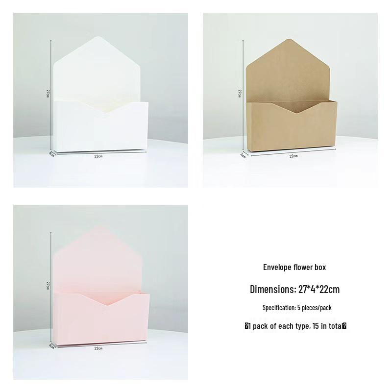 Zhuo Lan DIY Flower Bouquet Kit: Handmade Envelope Box for Flower Arranging & Gift-Giving