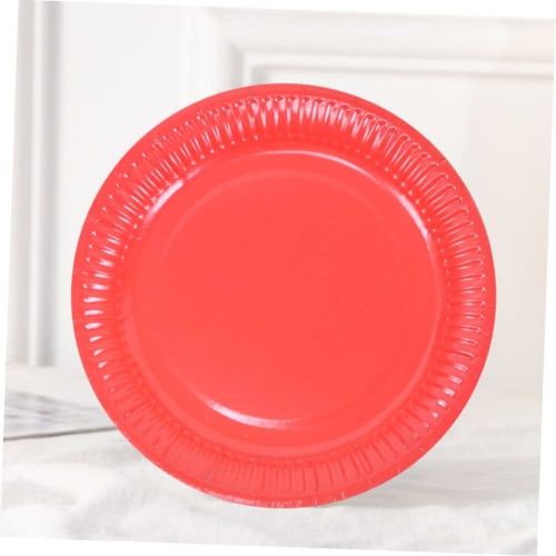FRCOLOR 60-Count Disposable Paper Plates, 7-Inch, Colorful Designs, Party Tableware for Birthdays, Weddings, and More