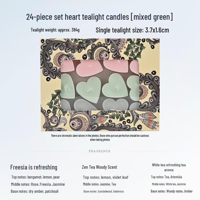 Handmade Mini Aromatic Tea Light Candles: Colorful, Romantic Birthday Gift