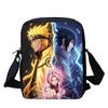 NARUTO Anime Kids Crossbody Bag,Lightweight&Durable, Adjustable Straps,Secure Zipper,for School & Daily Use,for Boys&Girls 5-11