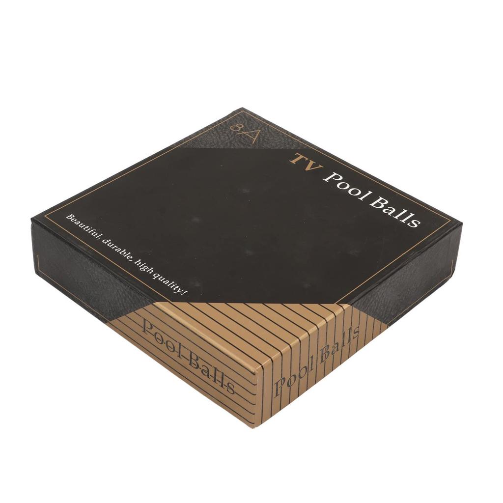 Billiard Pool 16 Pieces Billiard Ball Set Resin Professional Ball Set with Cue Ball Replacement Billiard Balls for Pool Table and Display Balls,