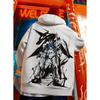 Mobile Suit Gundam Ink - Style Mecha Print Hoodie-Men's/Women's Casual Comfortable Hooded Sweatshirt with Artistic Gundam Design