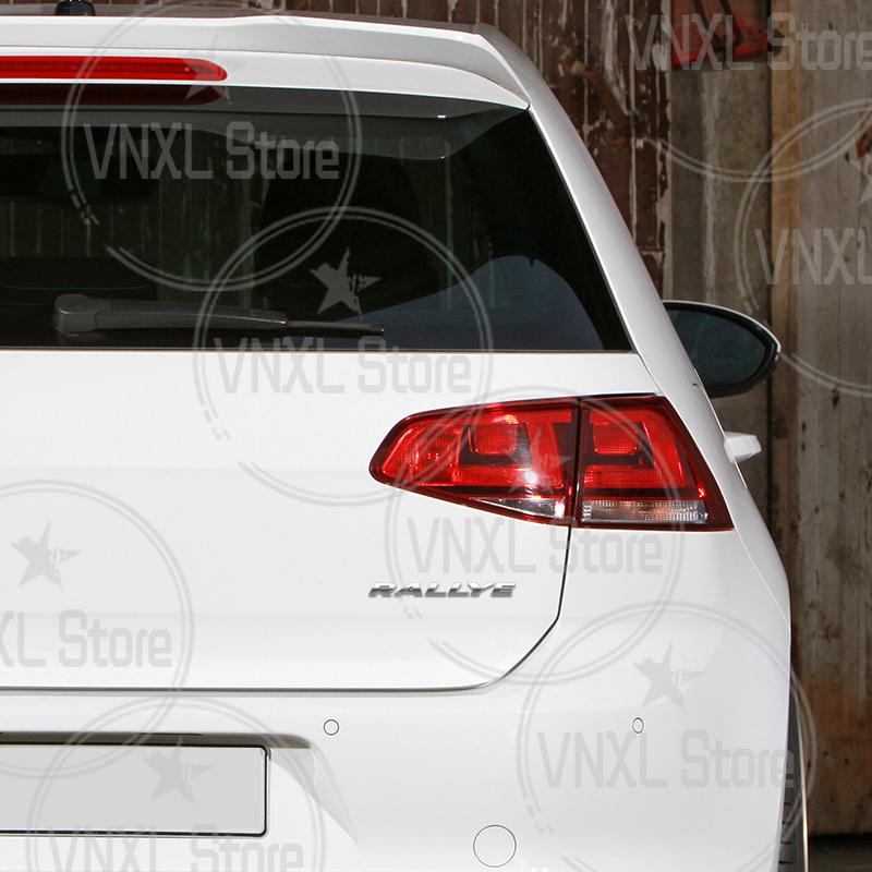 Car-Styling Metal Rallye Emblem Car Trunk Body Stickers For Subaru WRC Impreza Skoda Octavia Citroen C3 C4 Ford Fiesta RS Polo R WG1