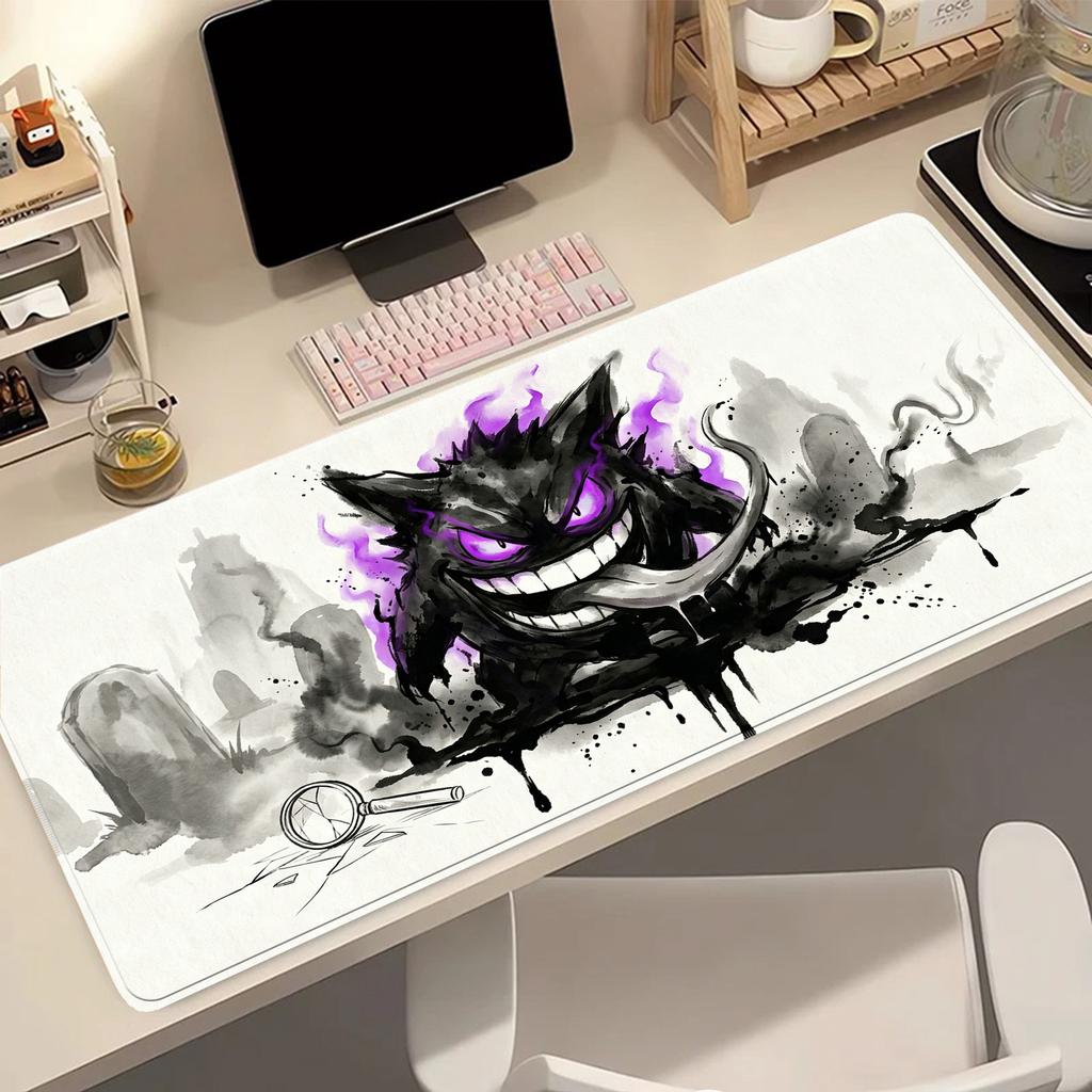 HD Mouse Pad Pokemon Wash Painting Non-Slip Durable Gaming Desk Mat PC Computer Keyboard Pad Print Extended Mousepad Anime