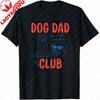 Dog Dad Club Shirt Golden Retriever Art Artsy Dog Lover Gift Modern Dog Dad Men Summer High Quality Cotton Graphic Print Tees