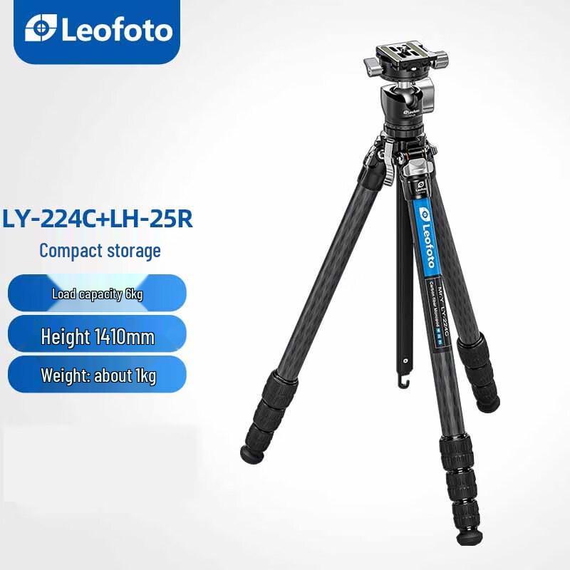 Leofoto ZERO LY-224C Carbon Fiber Tripod with Ball Head