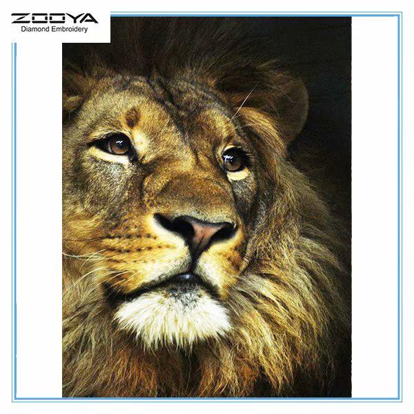 

ZOOYA DIY 3D Алмазная вышивка Крестиком Главная Декор Лев
