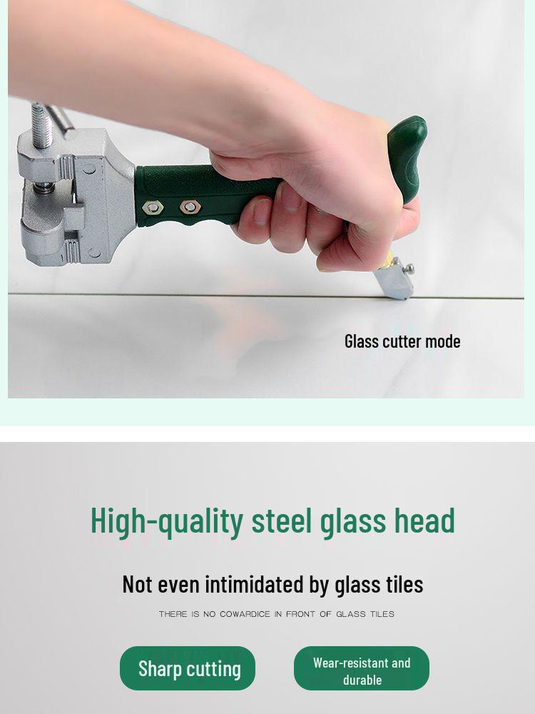 Handheld Tile & Glass Cutter with Diamond Scoring