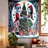 Nightmare Christmas Pattern Tapestry Wall Hanging Boho Aesthetic Wall Blanket For Bedroom Living Room Dorm Home Wall Decor 1012596