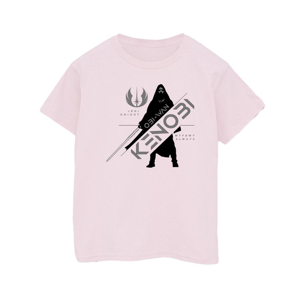 STAR WARS Womens/Ladies Obi-Wan Kenobi Jedi Knight Cotton Boyfriend T-Shirt
