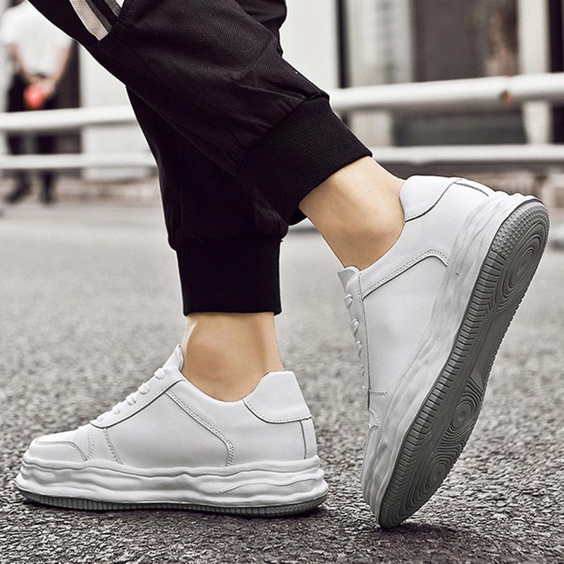 Pánské boty s výtahem 4/6/8/10CM Neviditelné zvyšující výšku Neformální boty s tlustou podrážkou Zvětšující výšku Pánské nízké tenisky