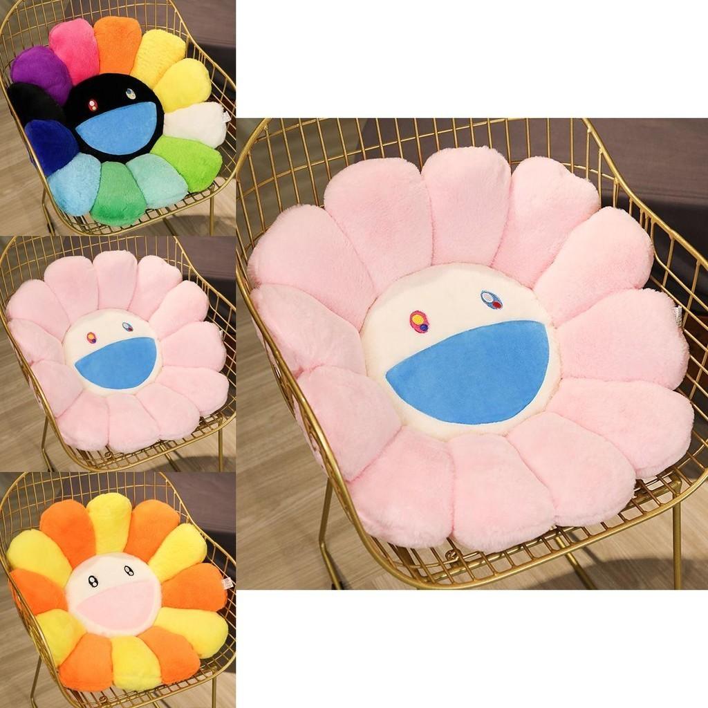 Colorful Takashi Murakami Rainbow Flower Pillow Plush Soft Toy For Kids And Collectors
