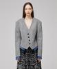 Mmam Signature Collarless Wool Button Jacket
