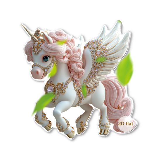 Acrylic Car Hanging Ornament Rearview Mirror Charm Cute Cartoon Car Keychain Accessory for Christmas Trees Doors Windows Fences Branches