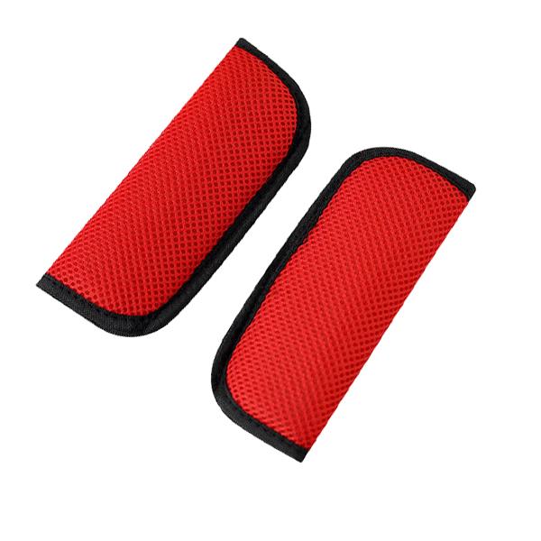 

2 шт., автомобильный ремень безопасности для детей, протектор плеча, протектор для детской коляски, защита паха, чехол для ремня безопасности, автомобильный стиль красный