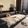 Cream Wind Plush Sofa Cushion Autumn and Winter Thick  New Fixed Non-slip Cushion Straight Row Armrest Cover Cloth Towel