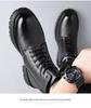 2023 Men's Retro Martin Boots: High-Top, Warm, Velvet-Lined Workwear with Thick Soles.