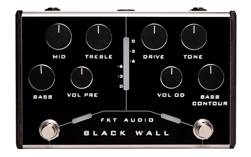 

FKT Wall Bass Overdrive Preamp 3 Band EQ Bass Overdrive Preamp AUDIO/Black