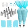 21-Piece Piping Nozzle Set, Cream Piping Bag Scraper Cake Decoration Baking Tool Set