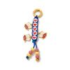 Cute Bag Accessories Pendant Korean Style Colorful Rope Keychain Love Cherry Pendant  Car Keyring