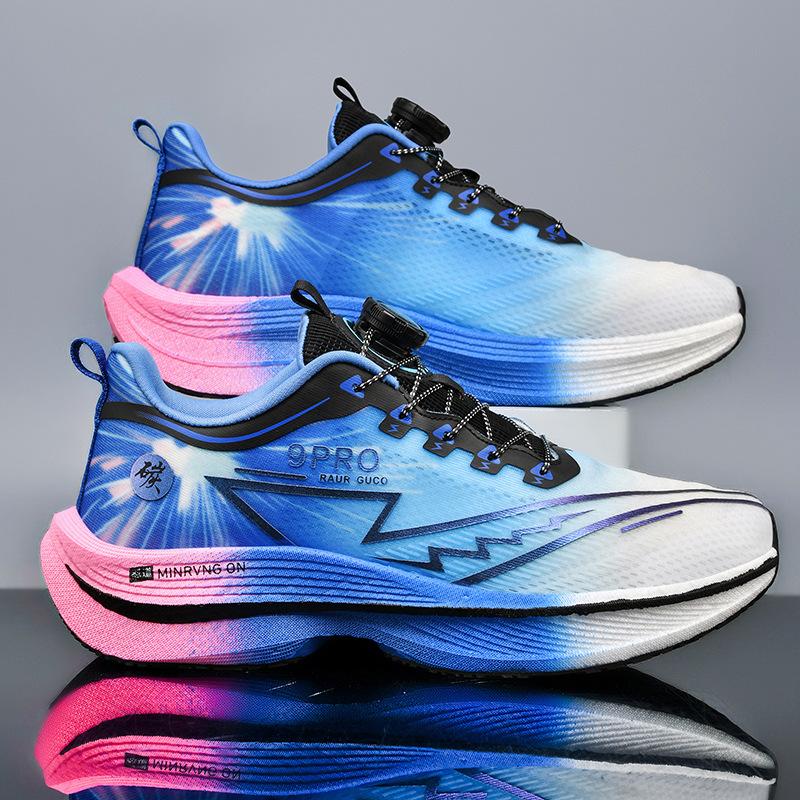 9Pro carbon board running shoes New junior high school children's professional racing sports shoes Men's marathon running shoes