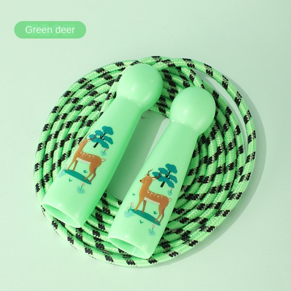 Exercise Jump Rope Cotton Rope Adjustable Jump Rope Cartoon Skipping Ropes  Outdoor