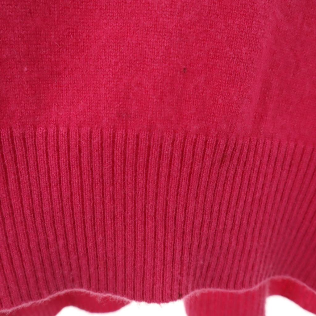 JOURNAL STANDARD Kaschmir 100% Langarm V-Ausschnitt Pullover F rosa Strick Damen Gebraucht