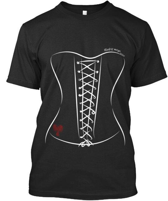 Red Phoenix My Joy Outline Corset T-Shirt Made in the USA Size S to 5XL Unisex T-Shirt