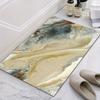 Marble Texture Bath Mat Non-slip Super Absorbent Toilet Bathroom Floor Rug Living Room Porch Entrance Carpet Home Bedroom Decor