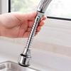 Universal Kitchen & Bathroom Faucet Filter with Splash-Proof, Water-Saving Shower Head Extension
