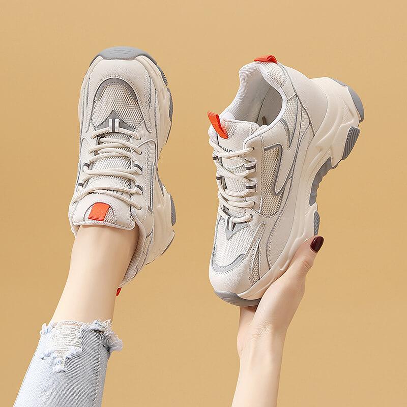 Inner height increase fried street dad shoes women ins tide super fire autumn and winter new Korean version thick