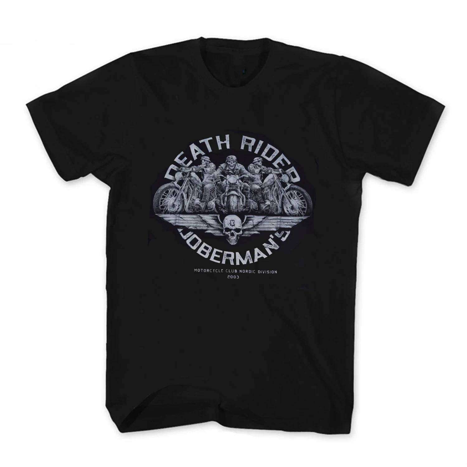 

Motorcycle Club Nordic Division Death Rider T Shirt New 100 Cotton Short Sleeve ONeck Tshirt Casual Mens Top S