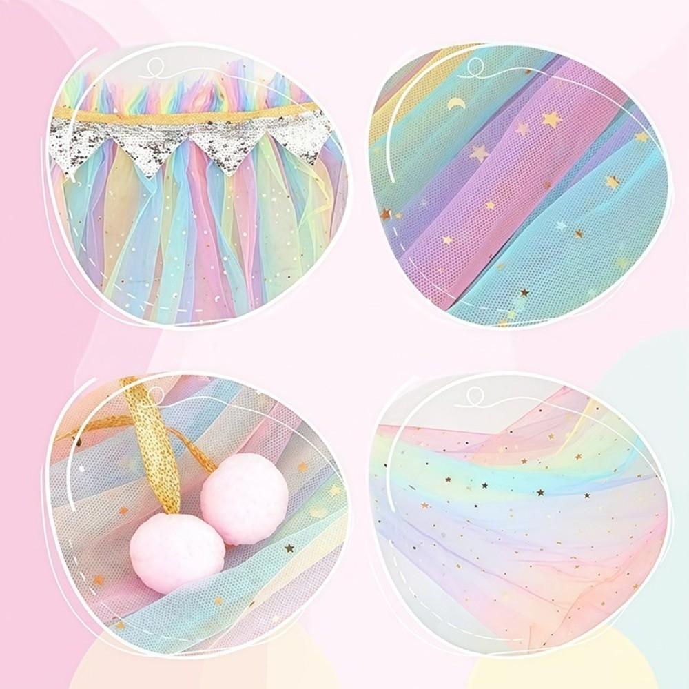Cosplay Accessories Role-Playing Children's Princess Shawl Stage Props Mesh Performance Dress up Clothes Stage Props Halloween