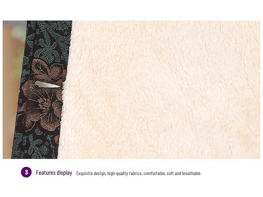 Grandma Winter Hooded Cotton Jacket - Thick, Warm, Plus Velvet for Middle-Aged & Elderly Women