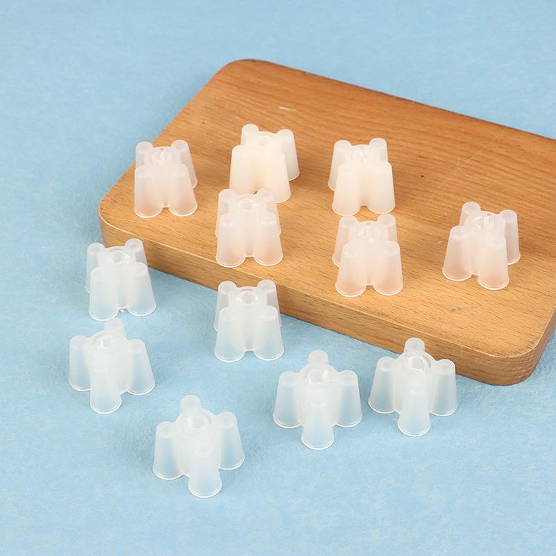 4/8/12 Pezzi Adattatore Filo Macchina da Cucire Porta Bobina in Plastica Supporto per Bobine da Ricamo Accessori per Cucito