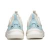 Anta Lingyun Leather Patchwork Cushioning Slip Resistant Abrasion Resistant Low top Running Shoes Men's White Blue 112145541R-1