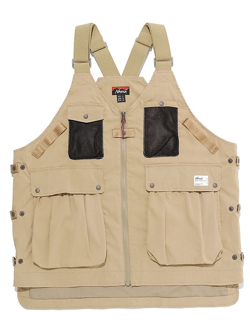 

Unisex Takibi Ripstop Field Vest TAKIBI RIPSTOP FIELD VEST N11DEG BEG BEG M [NANGA]