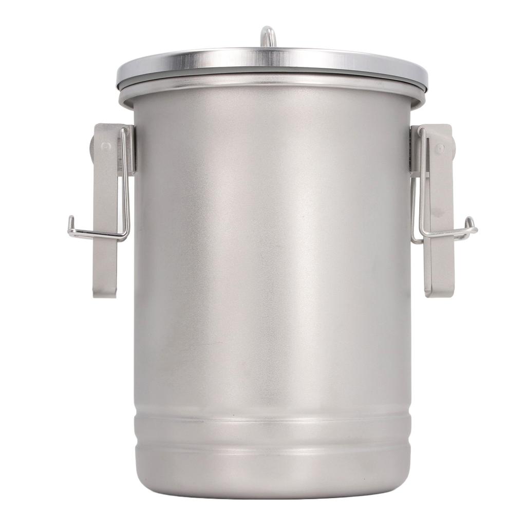 Camping Kochtopf mit Deckel 304 Edelstahl Dämpfen und Kochen Multifunktionell Tragbar