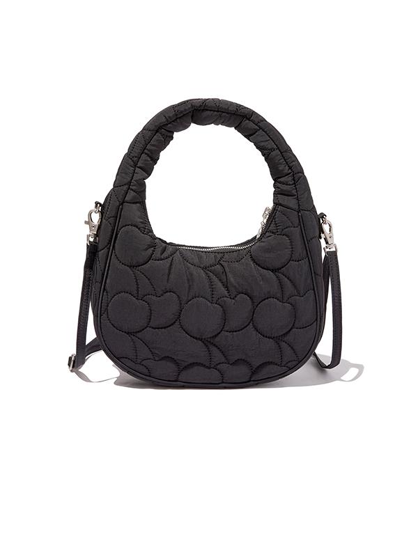 Kirsh Cherry Quilted Two-Way Bag [Black]