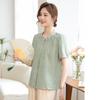 Yalu Middle-Aged Women's Summer Blouse Set