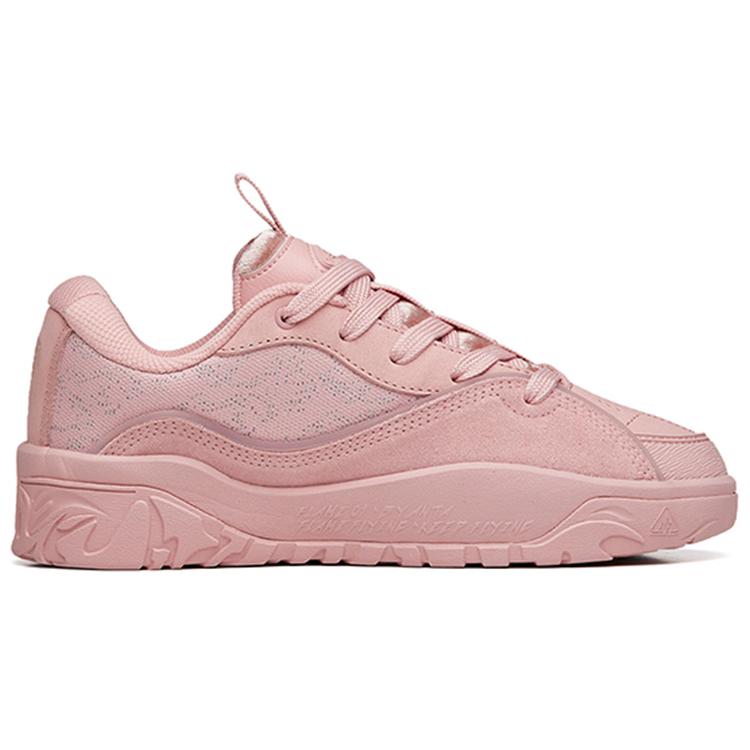 Anta Hot Height Increasing Low top Skateboard Shoes Women's Rubber Pink 922238083-5